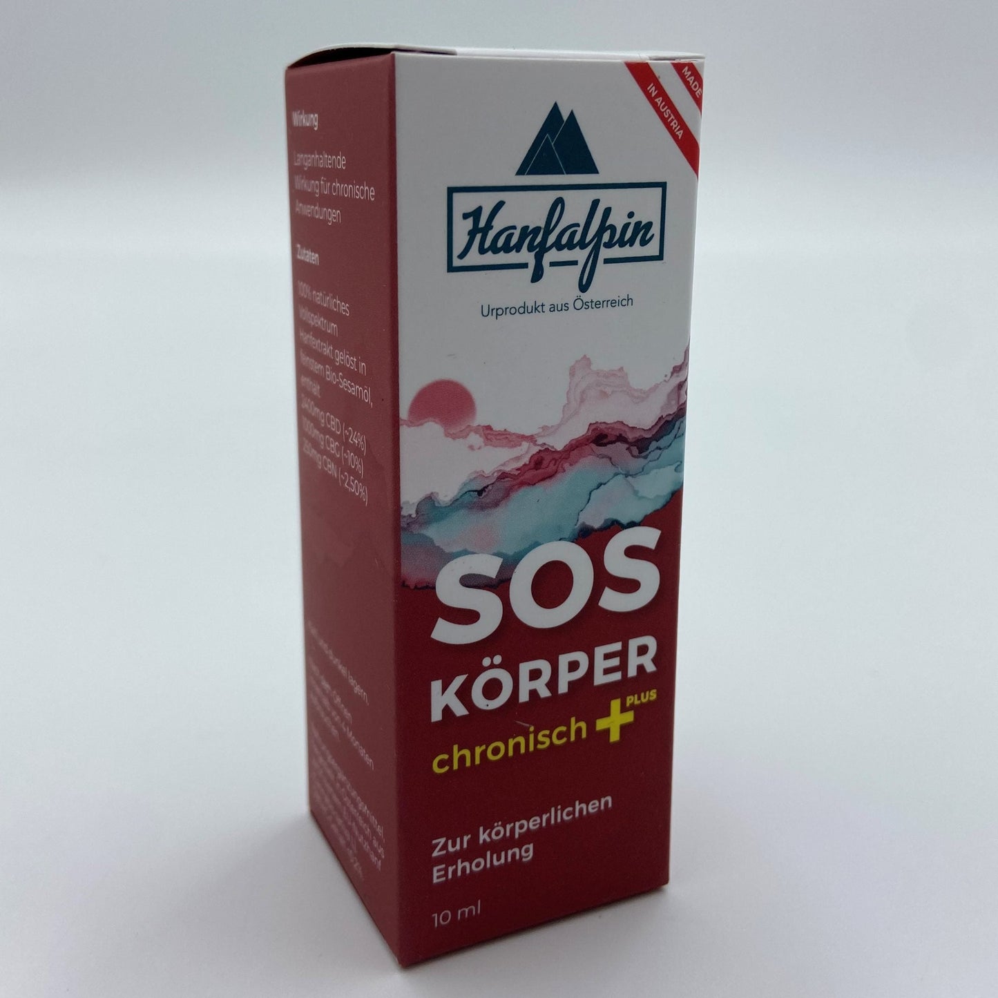 Hanfalpin CBD-Tropfen "Körper Chronisch Plus+" | CBD 24%